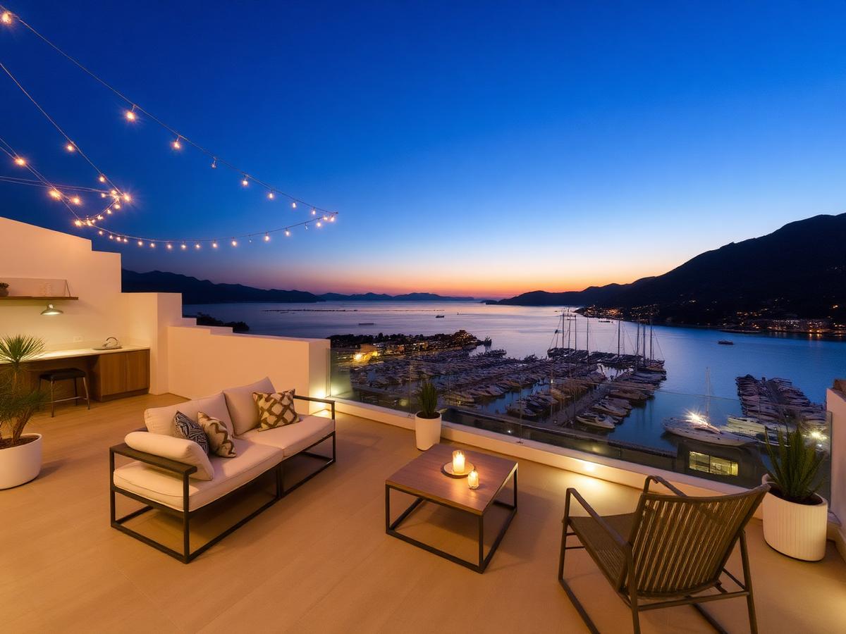 Penthouse sa krovnom terasom, Porto Montenegro